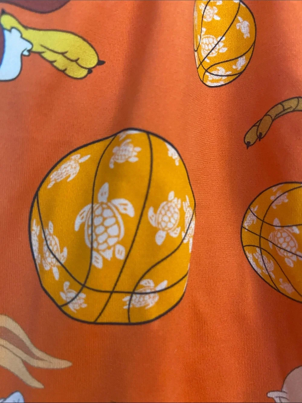 Vilebrequin Orange Looney Tunes Kids One-Piece Swimsuit